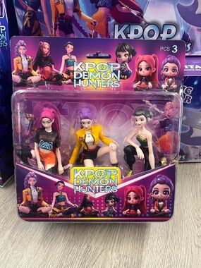KPOP Demon Hunters 3-Pc Figure Set -